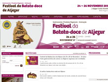 Tablet Screenshot of festival-batatadoce.cm-aljezur.pt